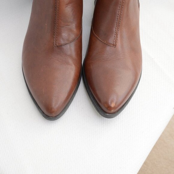 Vagabond Marja Brown Leather Chelsea Ankle Boots Sz 5.5 - Picture 5 of 10